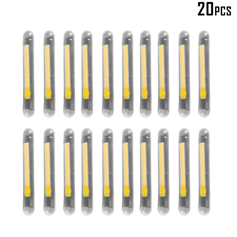20 штук рыболовные флуоресцентный Lightstick плавающий светящаяся палка ручной