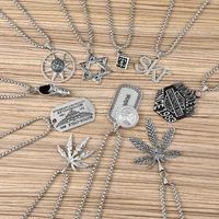 long wild simple titanium steel sweater chain personality ins hip hop necklace mens fashion brand accessories women