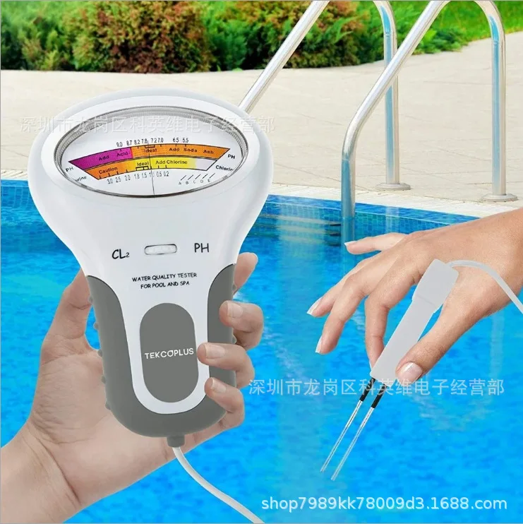 

2 in 1 PH Chlorine Meter Tester PC-102 PH Tester Chlorine Water Quality Testing Device CL2 Measuring For Pool Aquarium 40%off