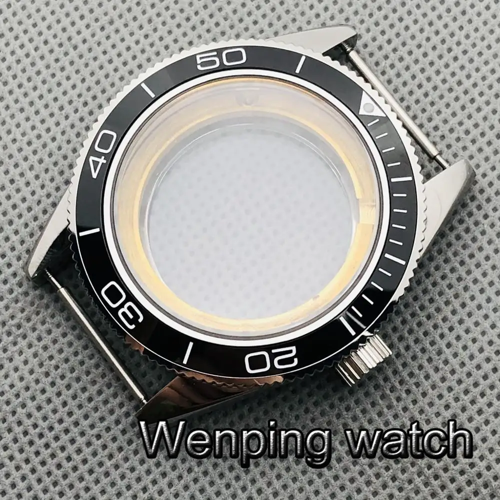 Керамический чехол с сапфировым стеклом 41 мм подходит для Miyota 8205/8215/821A ETA 2836 DG2813/3804