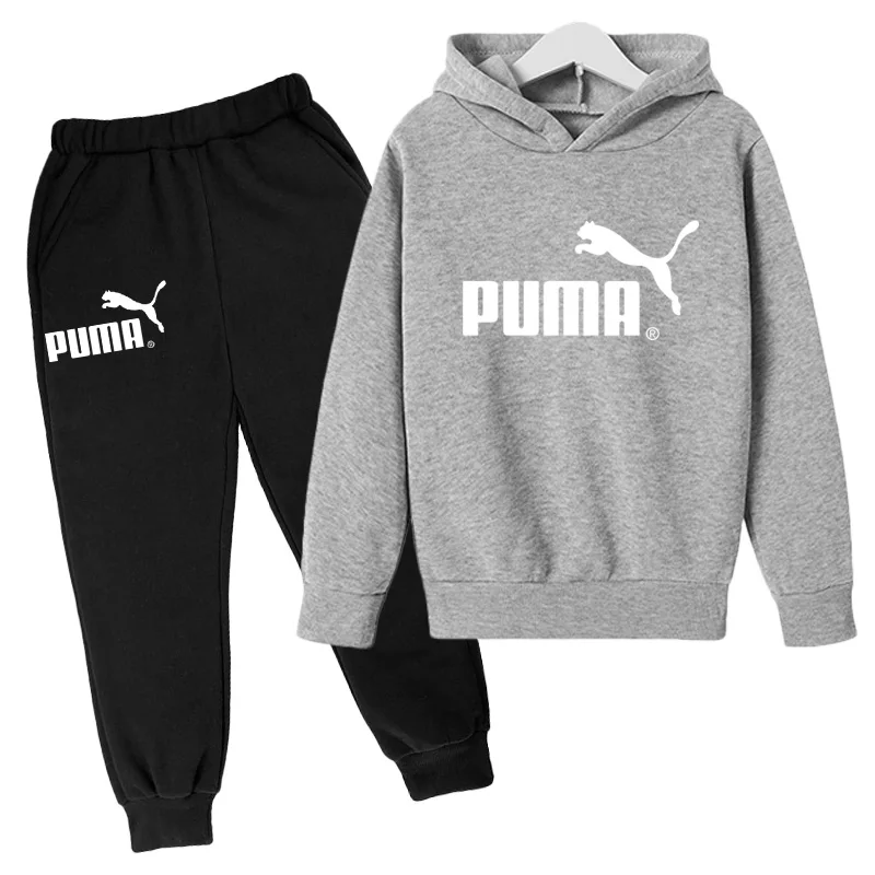 

Boys and Girls Sports Cotton Casual Printed Clothing Spring and Autumn Hoodies Children's Clothing 4-14 Years Old Sportswear