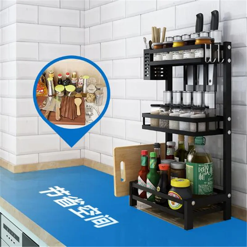 Кухонный Органайзер коробка для специй держатель ножей кухонная стойка из