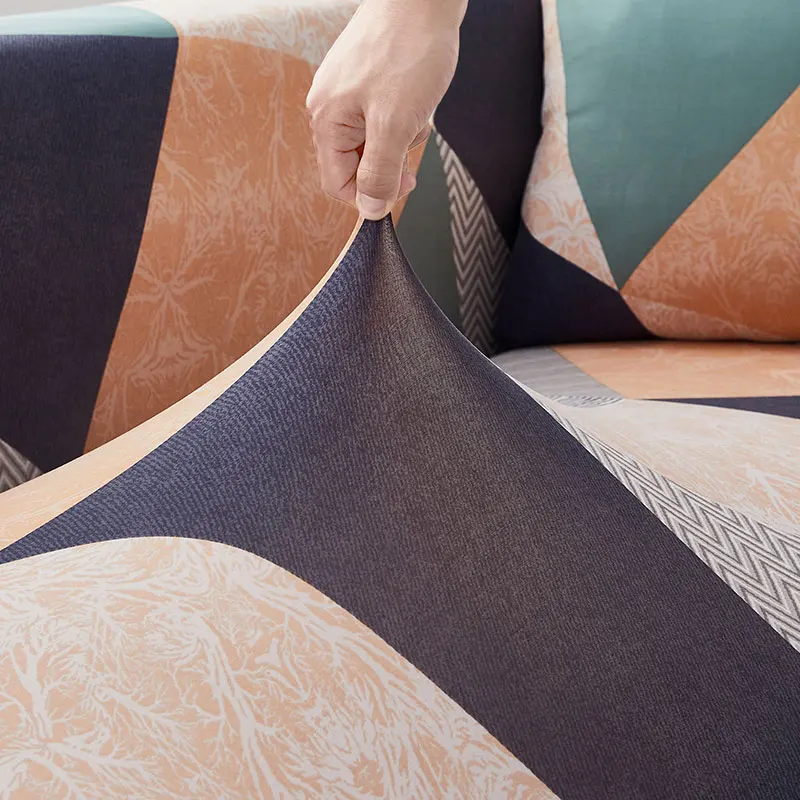 

Printed Sofa Cover Elastic Stretch Universal Sectional Sofa Slipcover for Living Room Modern Sectional Corner Sofa Couch Cover