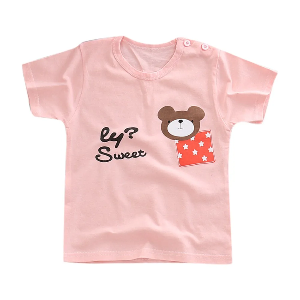 

Kids Boy Girls T shirt Cute Cartoon Cotton Summer Korean Style