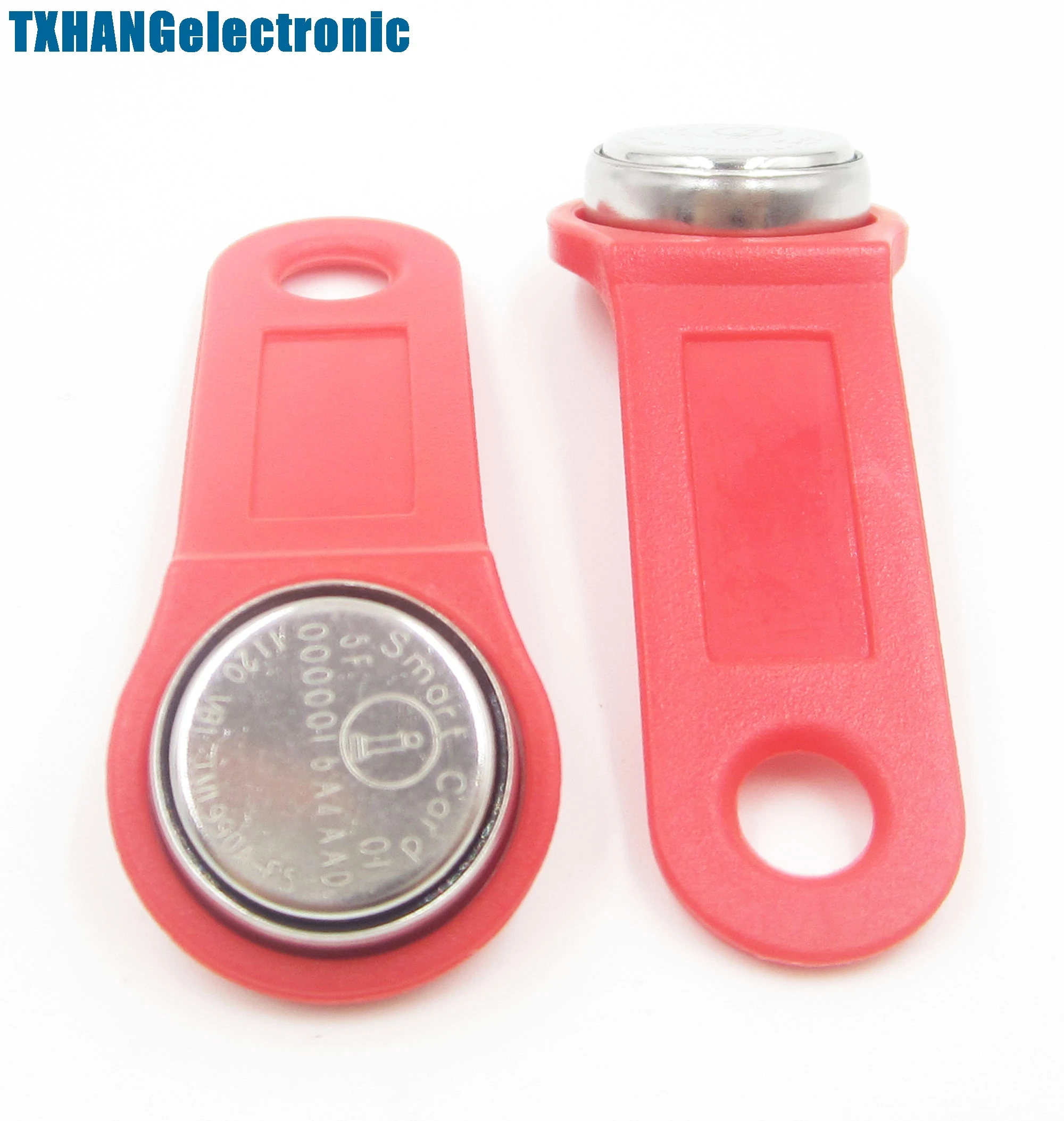 5 шт. ярлык для iButton-карт DS1990A-F5 TM с настенным держателем красная Электроника