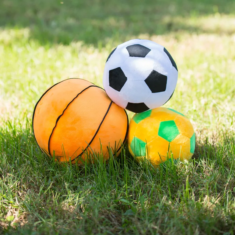 Детская креативная имитация футбола баскетбольная плюшевая подушка мягкие