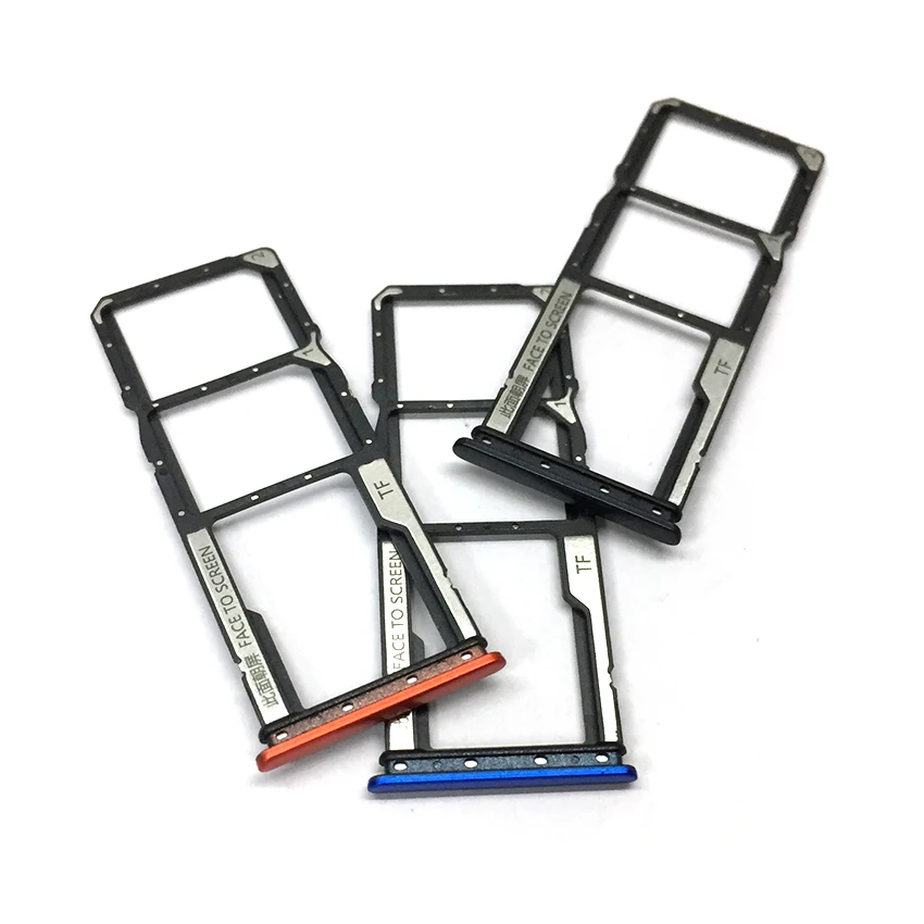 

100PCS Sim Tray Holder For Xiaomi Redmi 9C Redmi9C SIM Card Tray Slot Holder Adapter Socket Repair Parts
