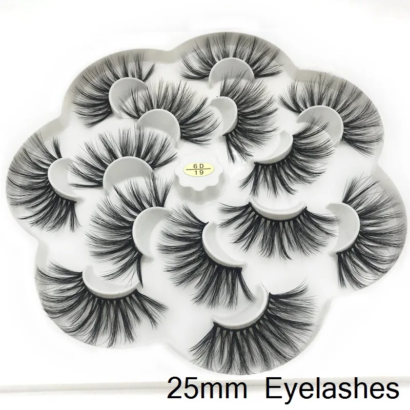 ICQUEEN 7 пар 3D норковые накладные ресницы натуральные пушистые драматические