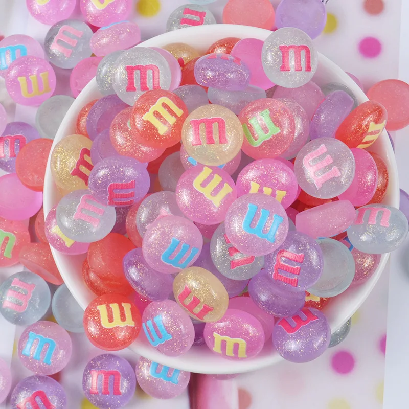 10 шт цветной Лизун прелести радужные конфеты смолы Пластилин клейкие аксессуары