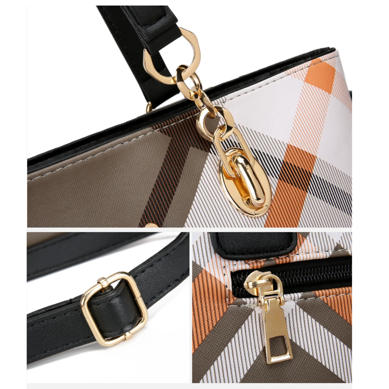 

Fashion handbag Crossbody bag Shoulder bag Wallet Leather Material bags 6pcs/set