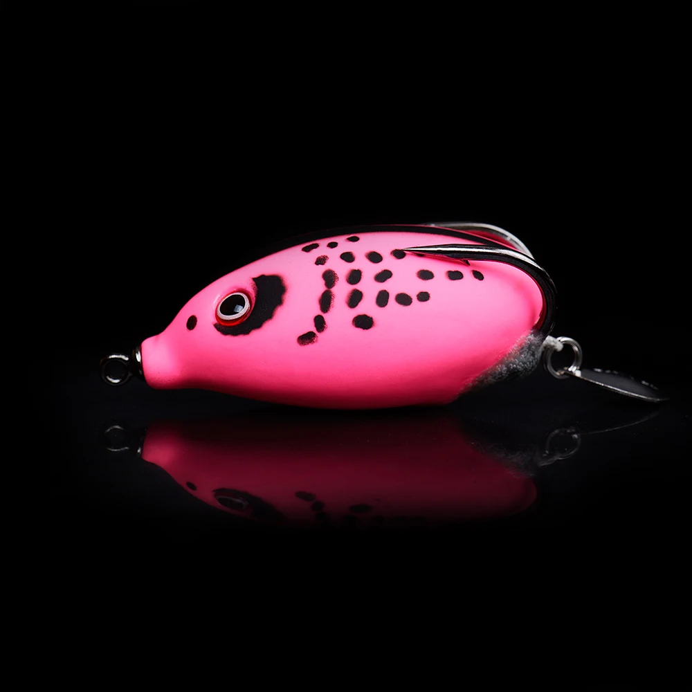 

soft frog bait soft lure with spinner soft tail fishing lure 50mm 15g 4pcs/lot CF LURE high quality