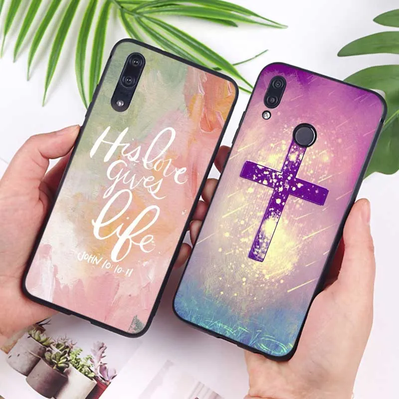 For xiaomi redmi note 7 k20 pro 5 6 4x 7a Clear Soft Silicone Phone Case Bible verse Philippians Jesus Christ Christian |