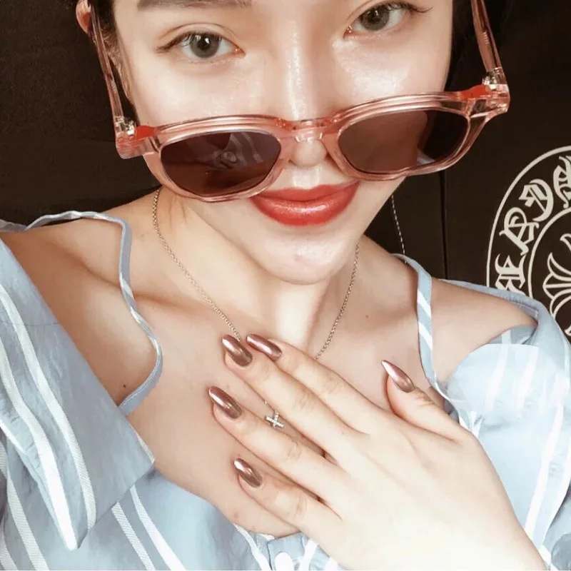 24 шт. накладные ногти из матового розового золота|Накладные ногти| |