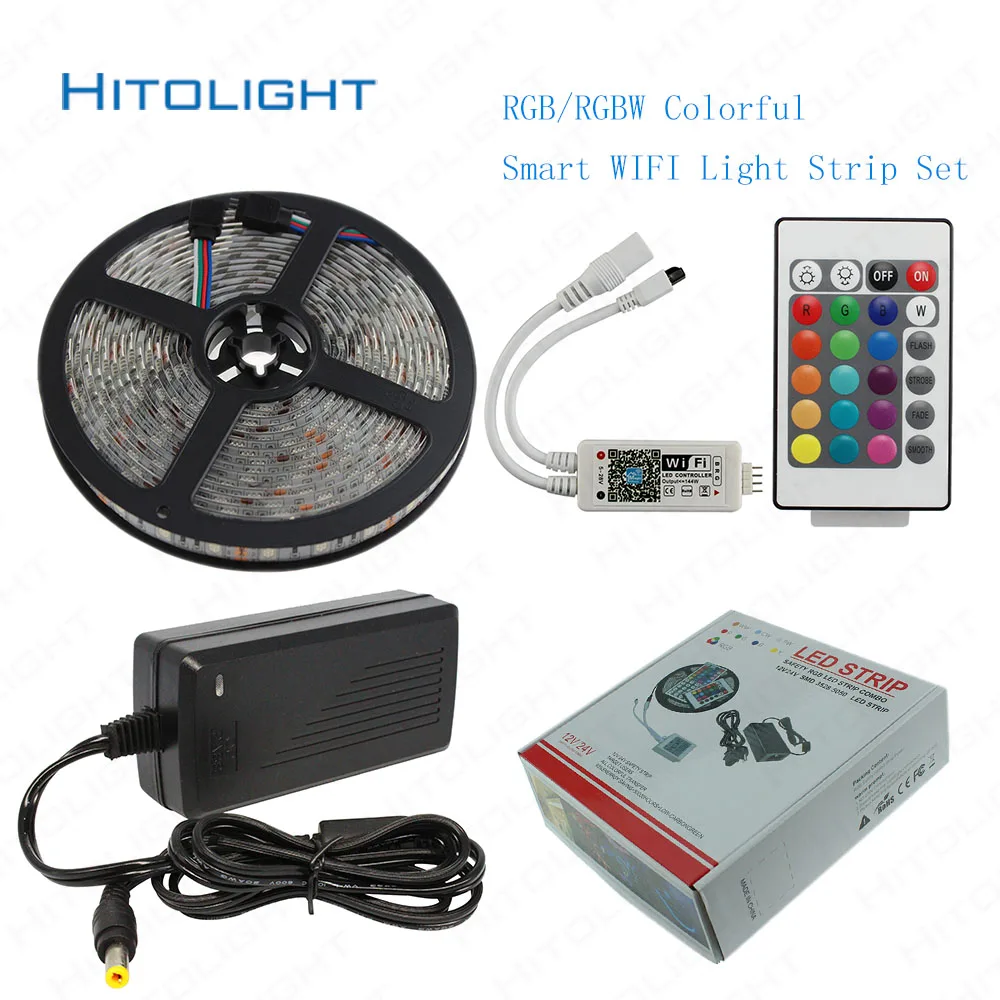 Гибкая светодиодная ленсветильник с пультом дистанционного управления и