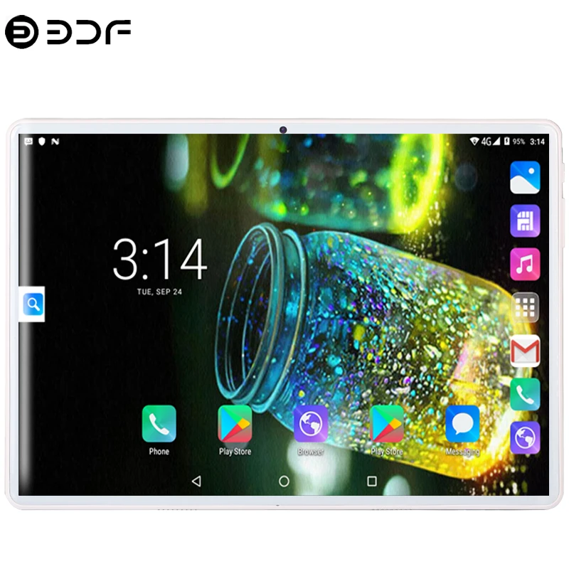 2.5D стальной экран 10 1 дюймов планшеты 3G телефонный звонок Android 7 0 четырехъядерный