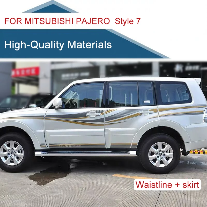 Подходит для Mitsubishi Pajero автомобильные наклейки V97 V93 с цветком тела полноцветная