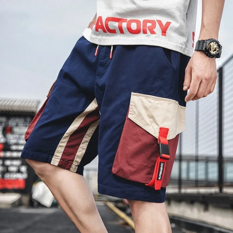 

Men's Casual Shorts 2021 New Summer Loose Sports Port Trendy Brand Casual Five-point Overalls Men