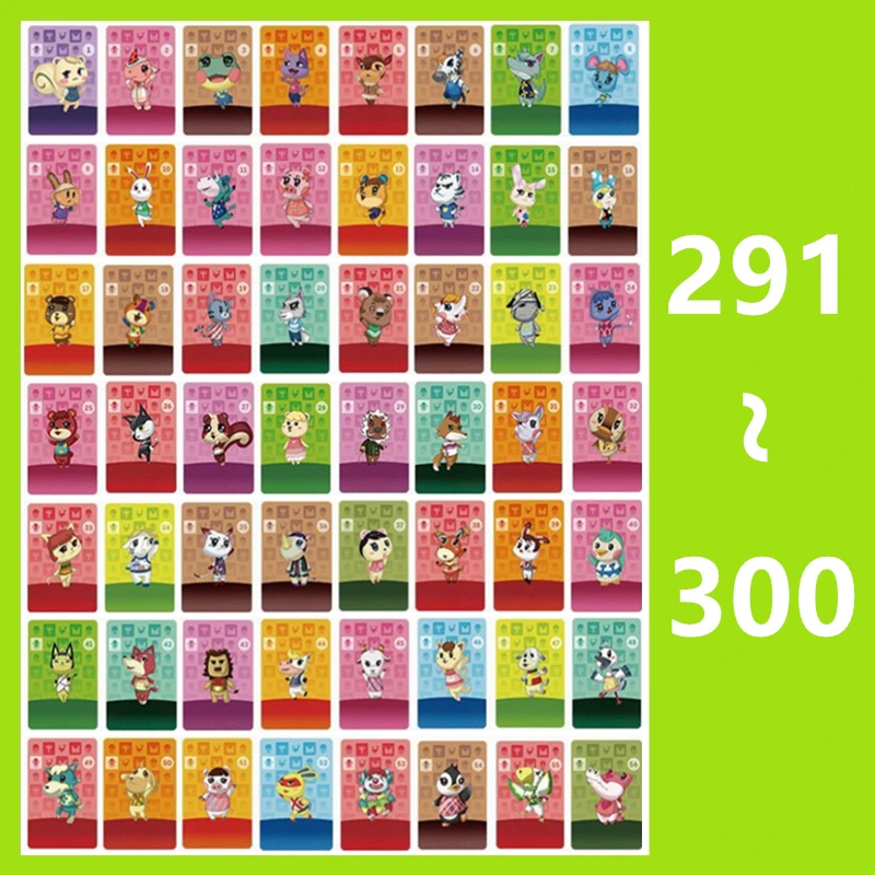 

Series 3 Standard Card 291~300 Animal Amxxbo Ntag215 Chip For NS Game NFC Tag