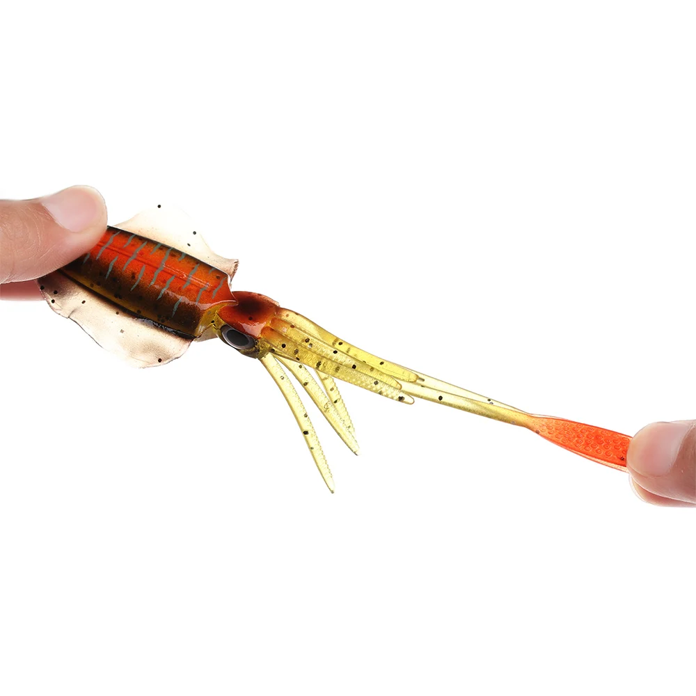 Мягкая рыболовная приманка 1 шт. 2020 22 г 155 мм светящаяся в виде кальмара осьминог