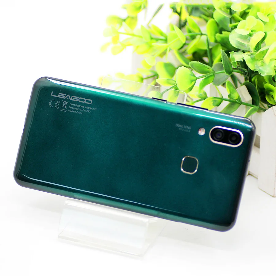 LEAGOO S11, 4 ГБ, 64 ГБ, Android 9,0, 6,3 дюйма, дисплей в виде капли воды, смартфон Helio P22, четыре ядра, 13 МП, двойная камера, отпечаток пальца, мобильный телефон