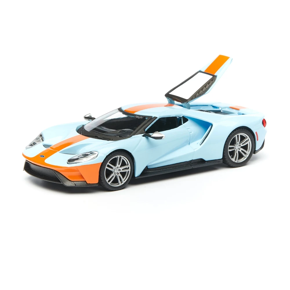 Машинка металлическая Bburago Ford GT 1:32 голубая | Игрушки и хобби