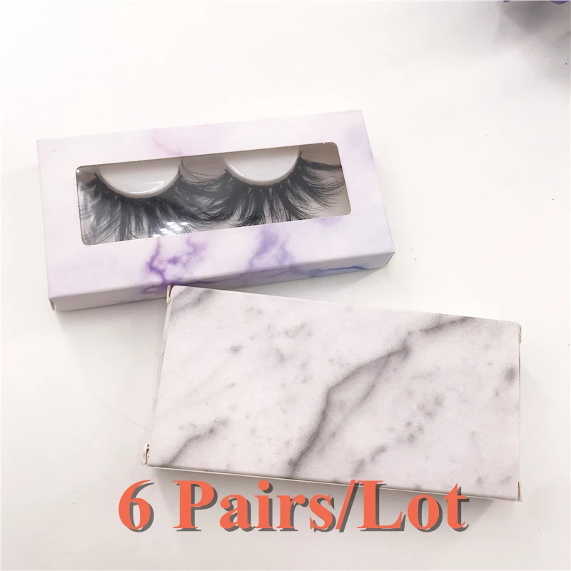 Ресницы 6 парт/лот 27 мм оптовая продажа Прямая поставка супер длинные 5D ресницы
