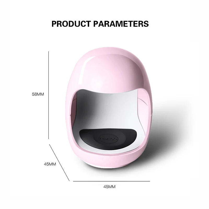 Egg Shape 3W USB UV LED Lamp Nail Dryer For All Gel Polish Drying 30s Fast Dry Machine Charge Art Tool Dropship | Красота и здоровье