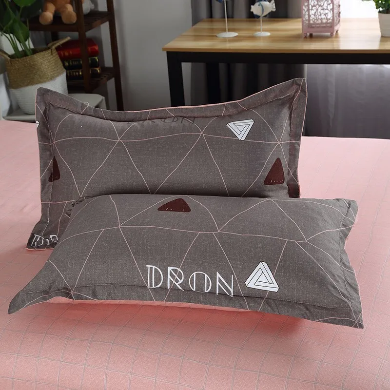 Комплект постельного белья Jeefttby с геометрическим рисунком однотонный комплект