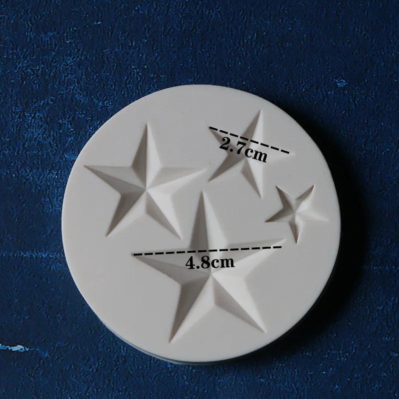 Силиконовые формы в форме звезды Луны силиконовая форма сделай сам для торта с