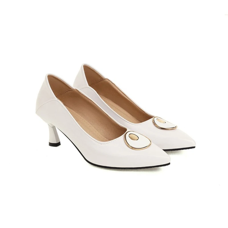 

Женские туфли из лакированной кожи, на высоком каблуке, с острым носком, 268