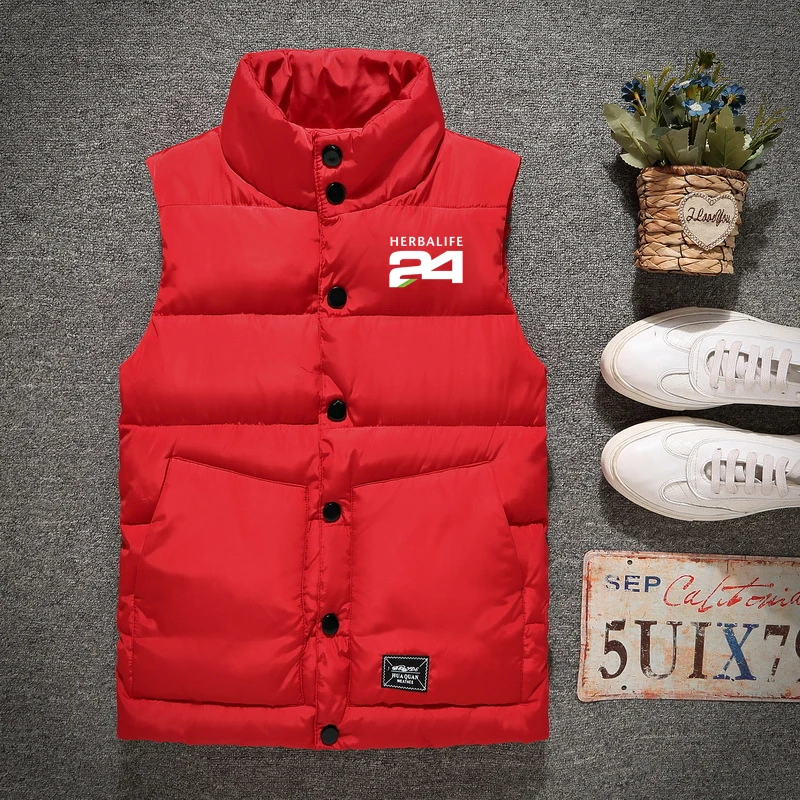 Новинка 2021 популярная мужская зимняя утепленная куртка на пуговицах без рукавов