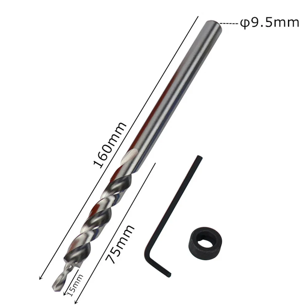 

Router Pocket Hole Jig Workshop Wrench Bit Drill Equipment Positioning