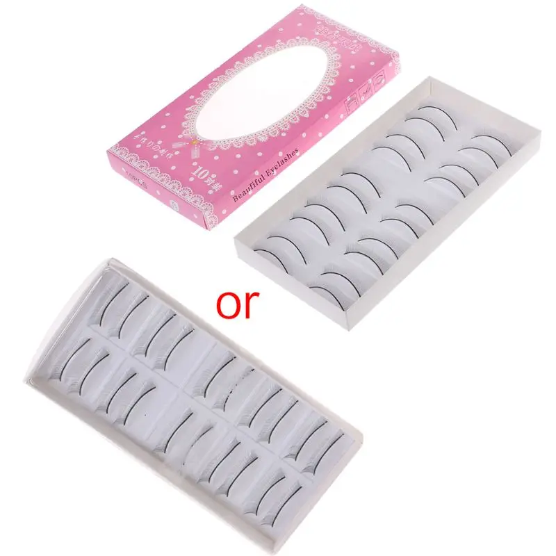 

10PCS Training Lashes for Eyelash Extension Self-adhesive Practice Lashes Strip