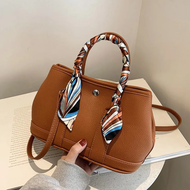 Вместительные кожаные сумки с ручками сверху для женщин новинка 2021 женская сумка