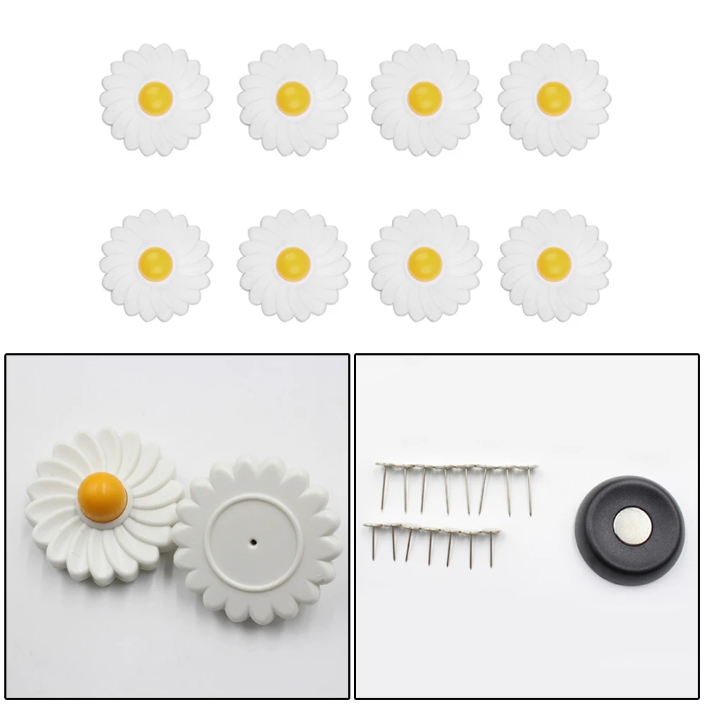 8 шт./компл. зажимы для простыни с цветами защитный зажим иглой фиксатор