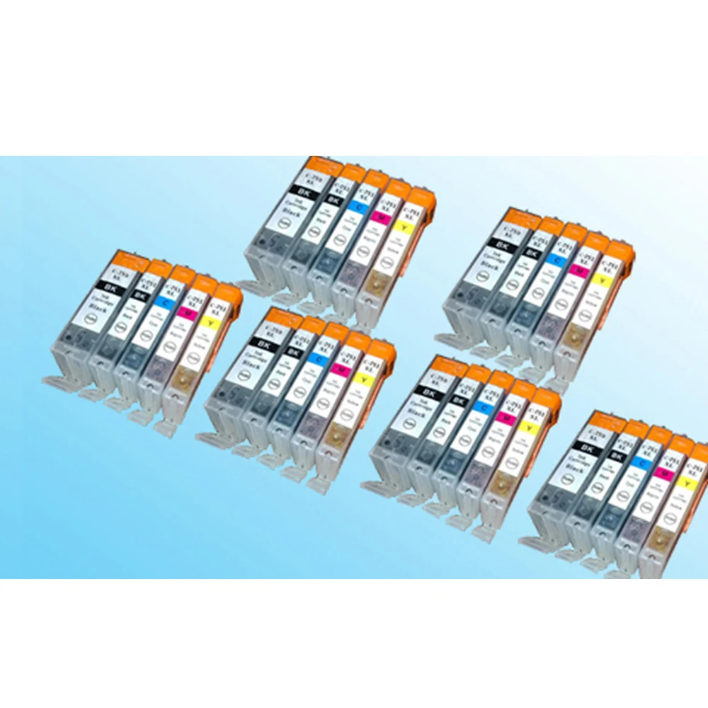 30 шт. картриджи для PGI750 CLI751 Φ PGI 750 CLI 751 совместимые с чернилами PIXMA MG5470/MG6370/MG6470 |