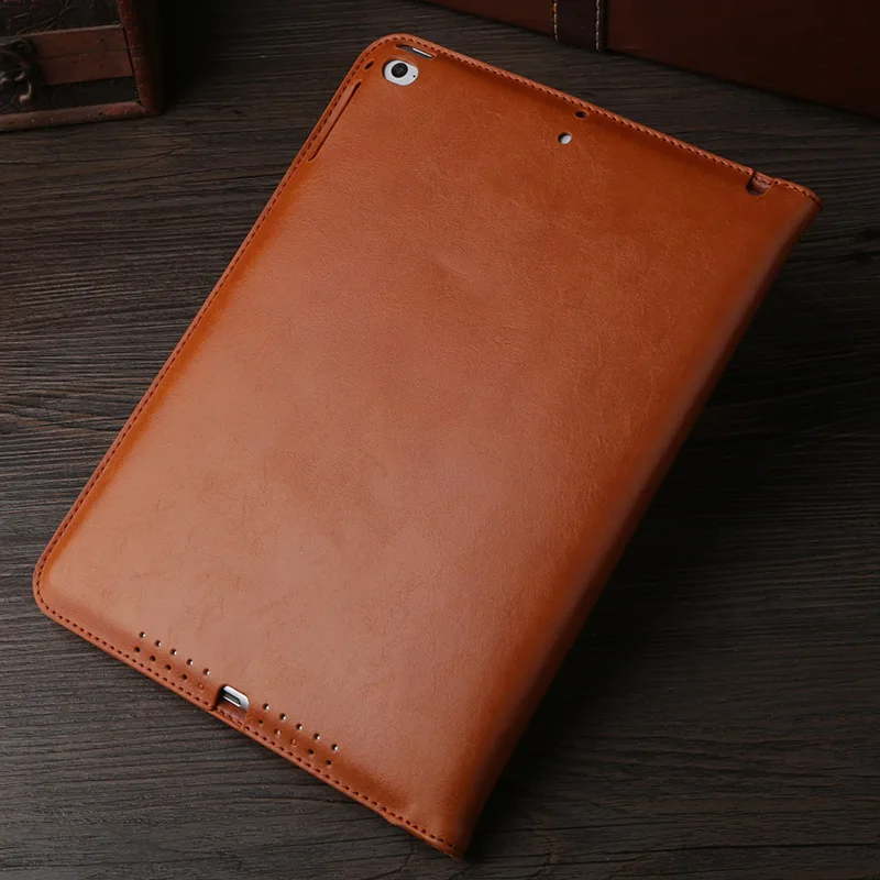Ретро Couqe для iPad Pro 9,7 чехол из искусственной кожи слот для карт ручной ремешок Смарт Стенд A1673 A1674 A1675 противоударный для iPad Pro 9,7 чехол