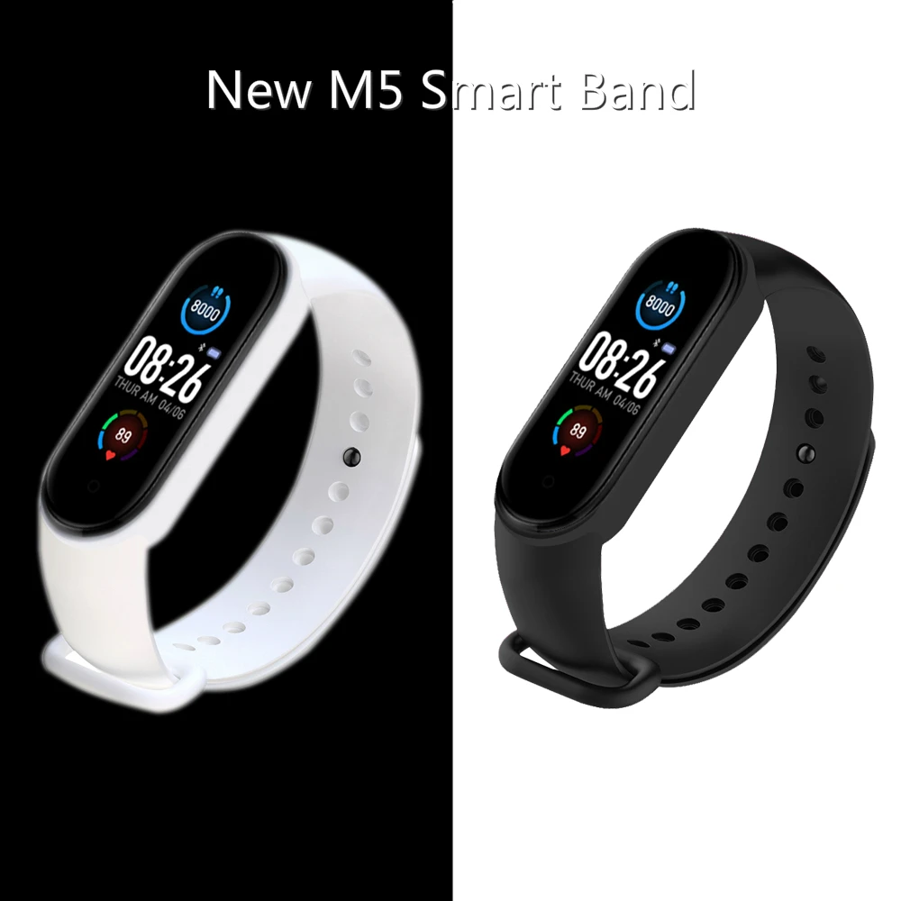 Смарт часы 2020 M5 фитнес трекер спортивный ремешок с Bluetooth Lintelek тонометром и