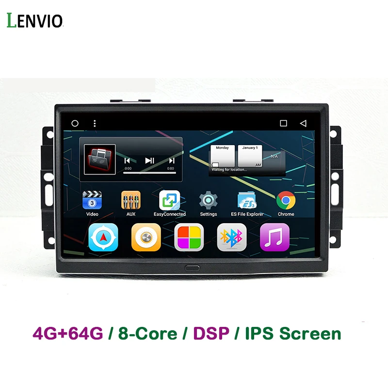 RAM 4 Гб + 64 ГБ Android 8 1 Автомобильный GPS dvd плеер для Dodge Journey Jeep Cherokee Commander Compass Wrangler 2004