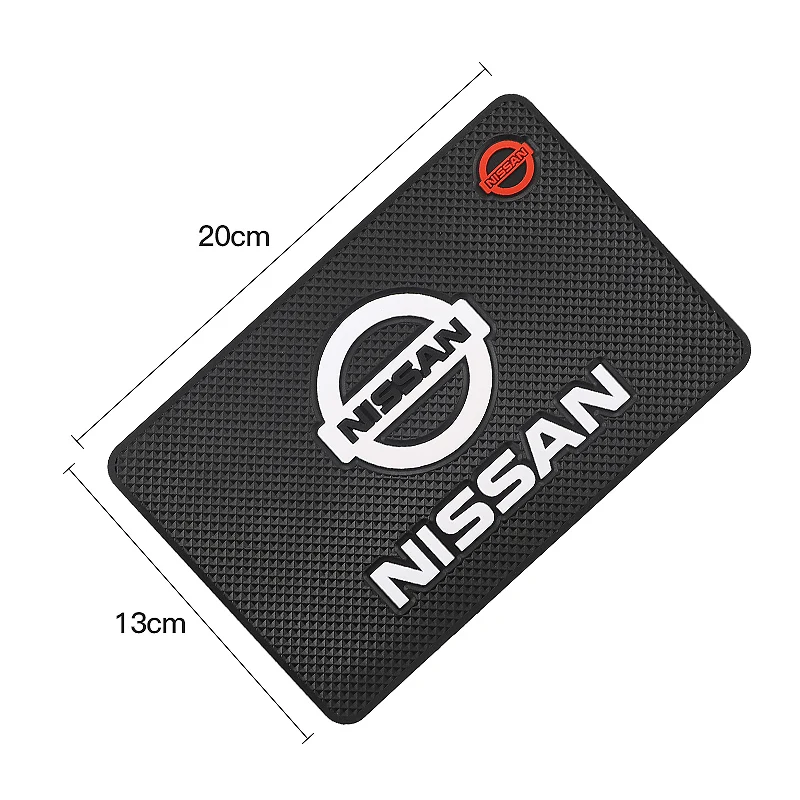 Силиконовый Противоскользящий коврик из ПВХ для Nissan Qashqai X-trail Tiida Skyline Navara Juke Sentra