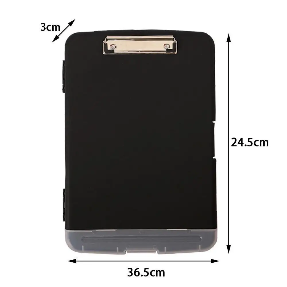 

1pcs Board Folder File Box Outdoor Waterproof Paper Plastic File Multi-function Board A4 Clip File Box Desktop Storage Copy A3Z2