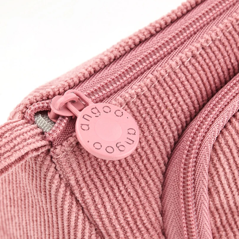 

Pencil Case Big Kawaii Pencil Bags Korean Stationery Corduroy Trousse Scolaire Pen Case For Girls School Supplies Pencil Case