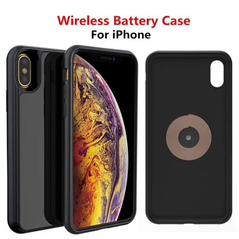 Беспроводной магнитный чехол для батареи iPhone XS Max/XR портативные чехлы с внешним