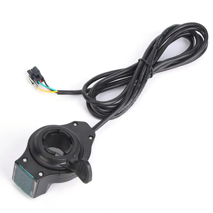 E-Bike Thumb Throttle LCD Digital Battery Voltage Display Switch Electric Vehicle Handle Finger | Спорт и развлечения
