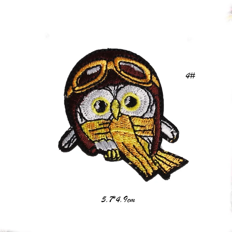 Вышитая искусственная кожа GUGUTREE вышитая аппликация для пальто футболки шляпы