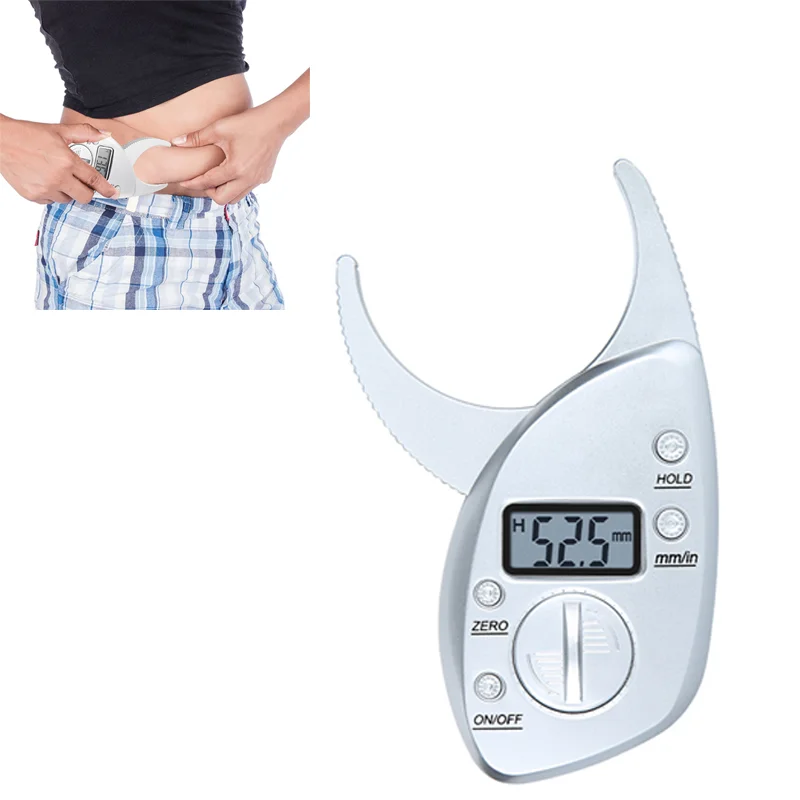

Fat Measure Body Fat Caliper Monitors Analyzer Digital Skinfold Measurement Tester Caliper Muscle Keep Slimming