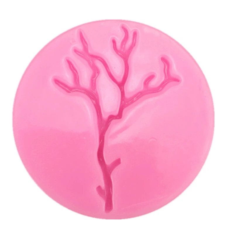 1Pcs Halloween tree branches silicone mold biscuits chocolate candy cake decoration tools | Дом и сад