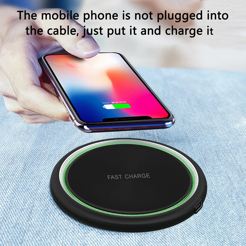 

Greatlizard 15W Fast Wireless Charger Pad For Iphone 12 Pro 11 X XR 8, Universal Qi Phone Charger For Xiaomi Huawei Samsung