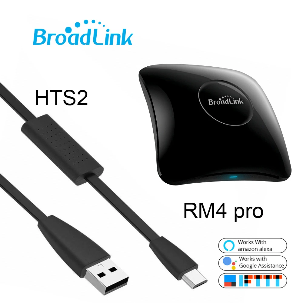 

Универсальный умный пульт дистанционного управления Broadlink RM4 Pro, Wi-Fi, ИК, RF, датчик температуры и влажности