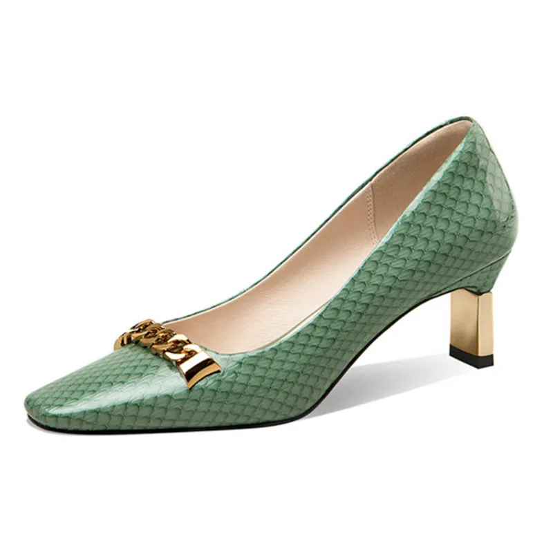 

В винтажном стиле; Обувь для женщин; Элегантные свадебные туфли квадратный носок высокие ботинки на каблуках Женские 2021 новые весенние рабо...